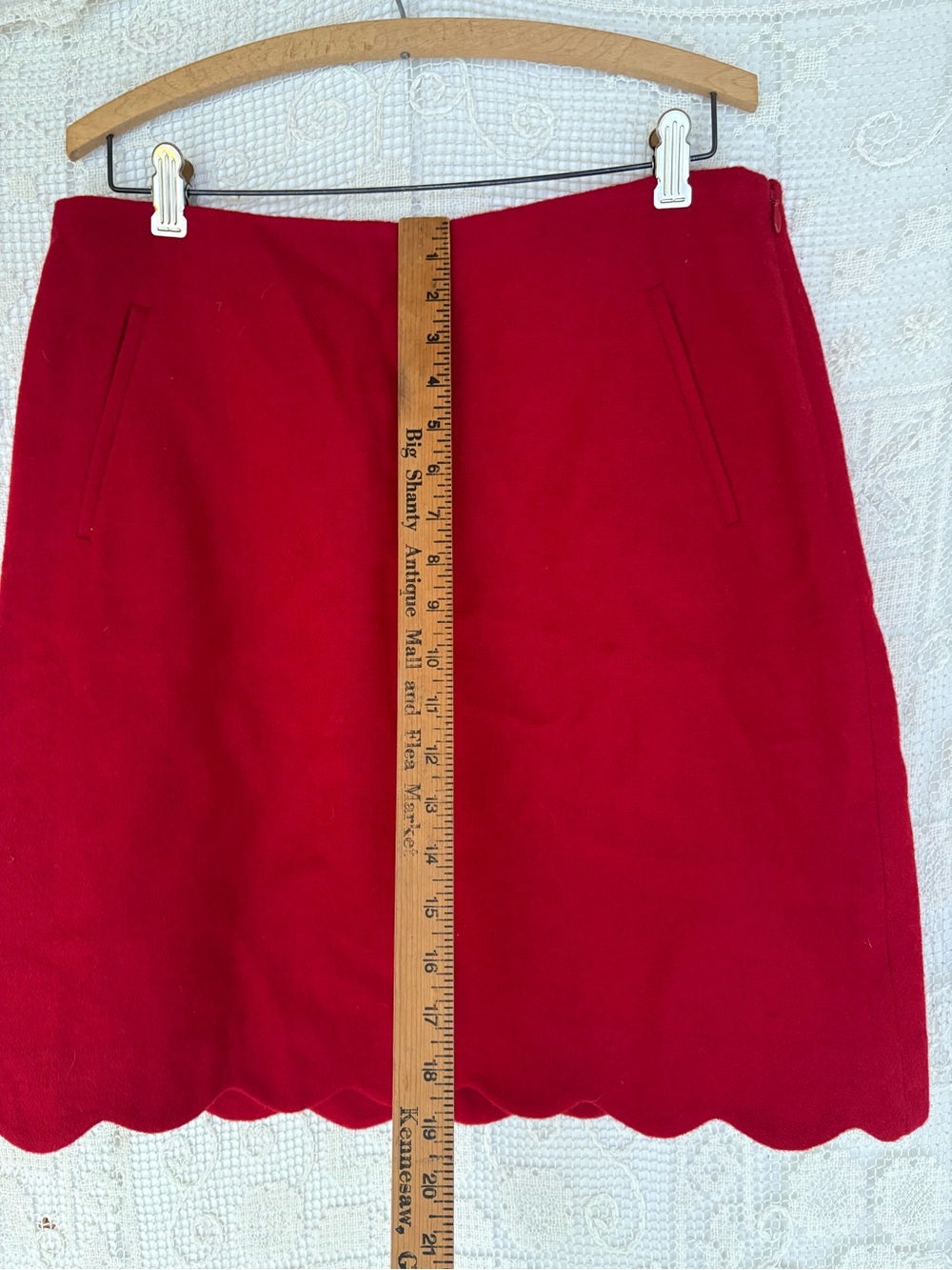 Talbots Red Skirt size 10 - Picture 3 of 7